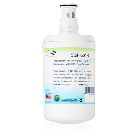 Swift Green Filters Replacement Water Filter for Insinkerator F-501R by SwiftGreen Filters SGF-501R